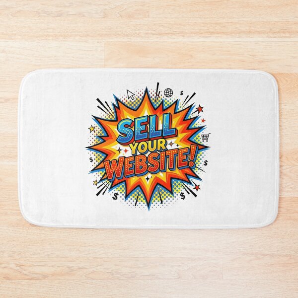 Item preview, Sell Your Website - Comic Explosion Pop Art Sticker Design designed and sold by WowDezign.