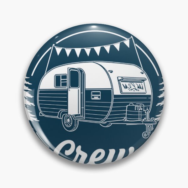 Item preview, Camping Crew Retro Trailer - Vintage Caravan Glamping Art designed and sold by PACS0011.