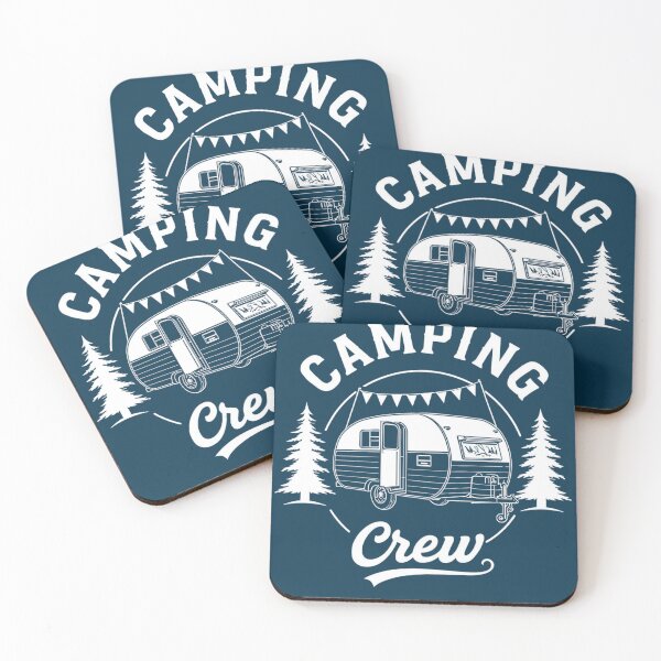 Item preview, Camping Crew Retro Trailer - Vintage Caravan Glamping Art designed and sold by PACS0011.