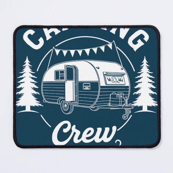 Item preview, Camping Crew Retro Trailer - Vintage Caravan Glamping Art designed and sold by PACS0011.