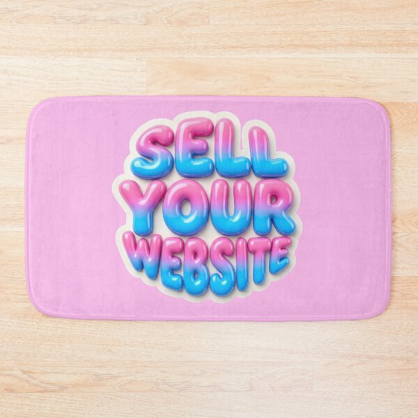 Item preview, Sell Your Website - Glossy 3D Bubble Letters Gradient Sticker Design designed and sold by WowDezign.