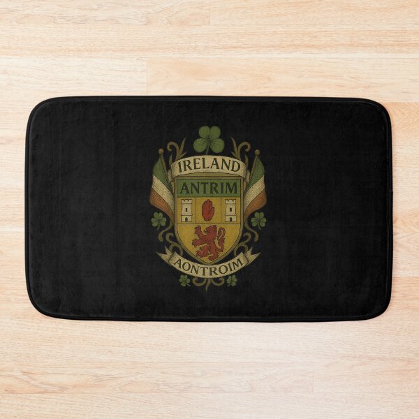 Item preview, County Antrim Ireland Coat of Arms Heritage designed and sold by REAL IRISH GIFTS.