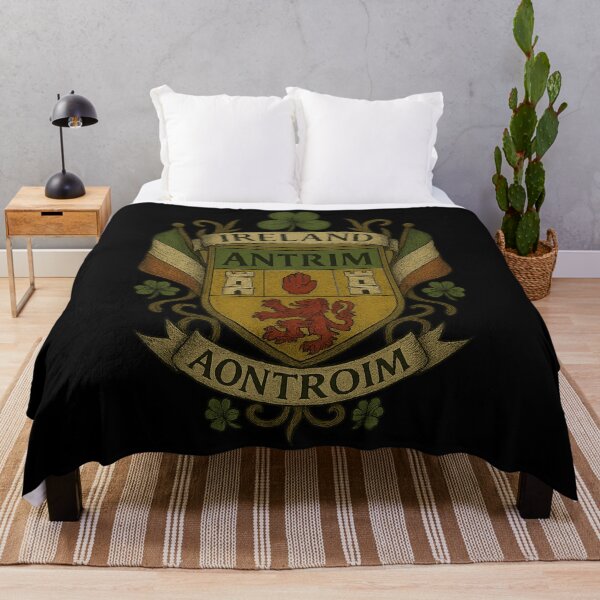 Item preview, County Antrim Ireland Coat of Arms Heritage designed and sold by REAL IRISH GIFTS.