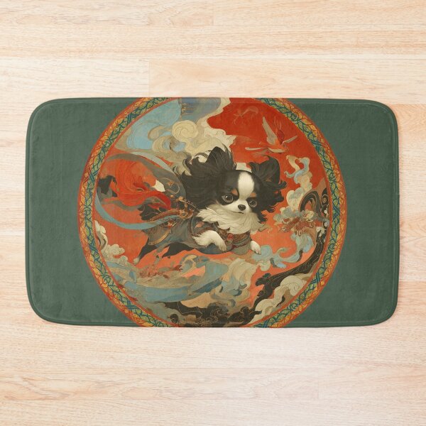 Item preview, Samurai Chihuahua Japanese Anime Style Warrior Dog designed and sold by AntiqueImages.