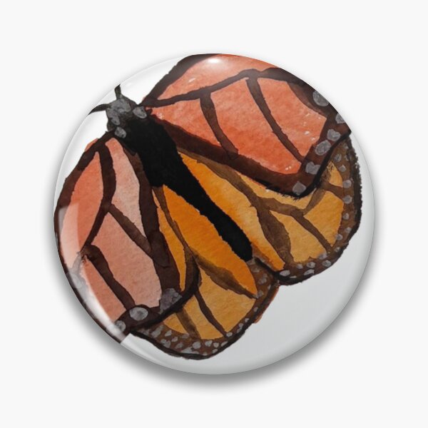 Item preview, Orange Watercolor Handpainted Monarch Butterfly designed and sold by FWWatercolorCo.