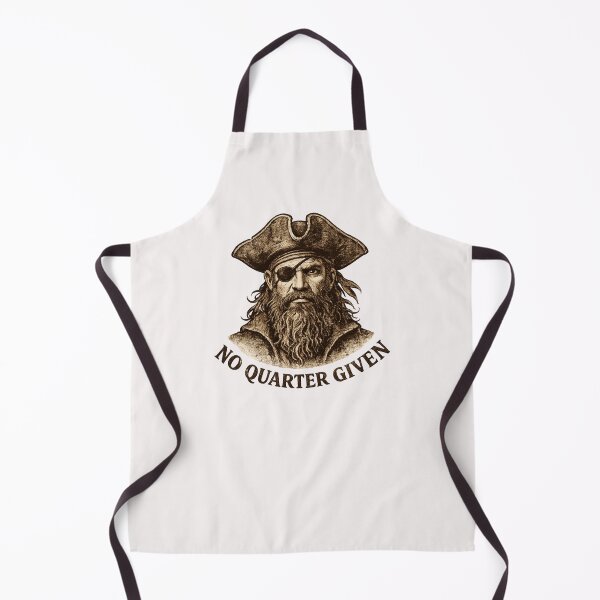 Item preview, No Quarter Given Vintage Pirate Captain Portrait Illustration Art designed and sold by TheArtOfCar.