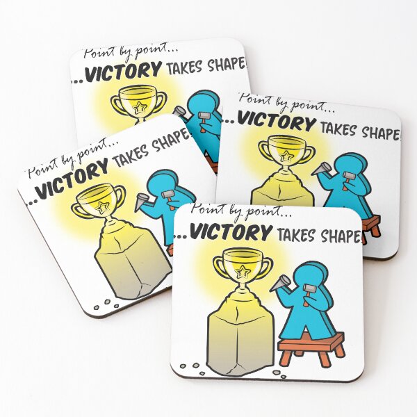 Item preview, Meeple is racking up points in the board game, carving out their victory! designed and sold by DesignLacco.