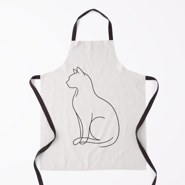 Item preview, Minimal Line Art Cat Continuous Line Drawing Elegant Modern Art designed and sold by TheArtOfCar.