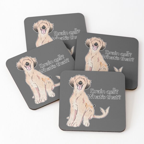 Item preview, Afghan Hound - Brain cell? What’s that? designed and sold by Sparklepupfaeri.