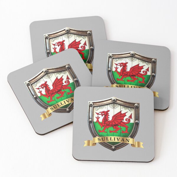 Item preview, Sullivan Wales National Pride Shield designed and sold by Highlandkings.