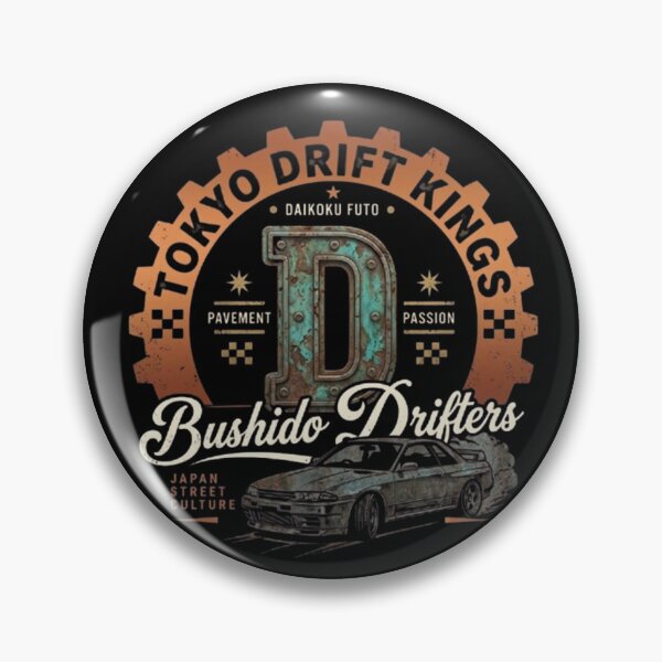 Item preview, Tokyo Drift Kings – JDM Street Culture Emblem Design designed and sold by Dogandesighn.