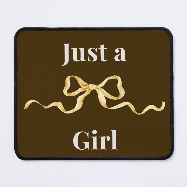 Item preview, Simple brown "just a girl"  designed and sold by PurityCore.