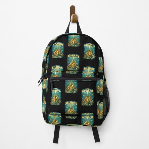 Item preview, Visit Atlantis Retro Vintage Travel Poster Underwater City Art designed and sold by TheArtOfCar.