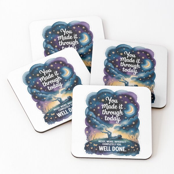 Item preview, You Made It Through Today - AuDHD & ADHD Neurodivergent Affirmation designed and sold by wyrddifferent.