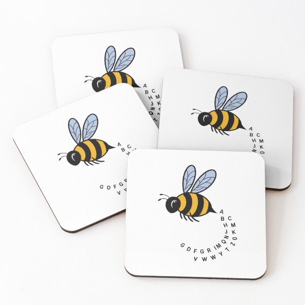 Item preview,  Spelling Bee Missing Letters Alphabet – Funny Bee Design designed and sold by AleksandraJac05.
