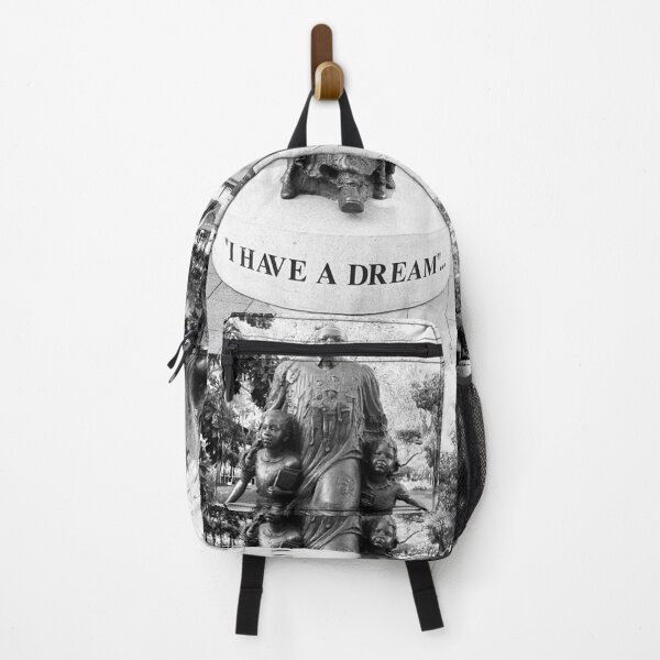 Item preview, I have a dream civil rights memorial statue black and white photograph poster art print designed and sold by Astrid Arkhangelsky.