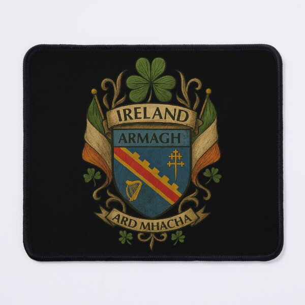 Item preview, County Armagh Ireland Coat of Arms Heritage designed and sold by REAL IRISH GIFTS.