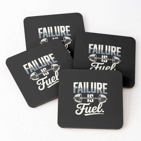 Item preview, Failure Is Fuel – Weightlifting Gym Quote Poster designed and sold by Enea Kelo.