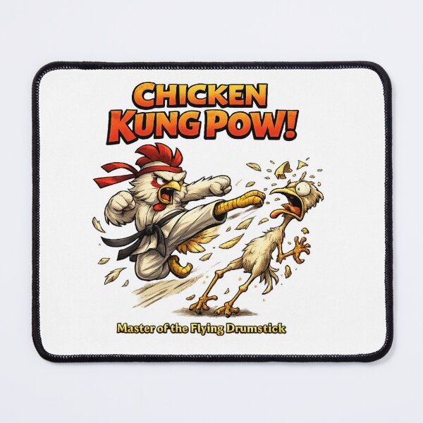 Item preview, CHICKEN KUNG POW! designed and sold by CrazyGirlllc.