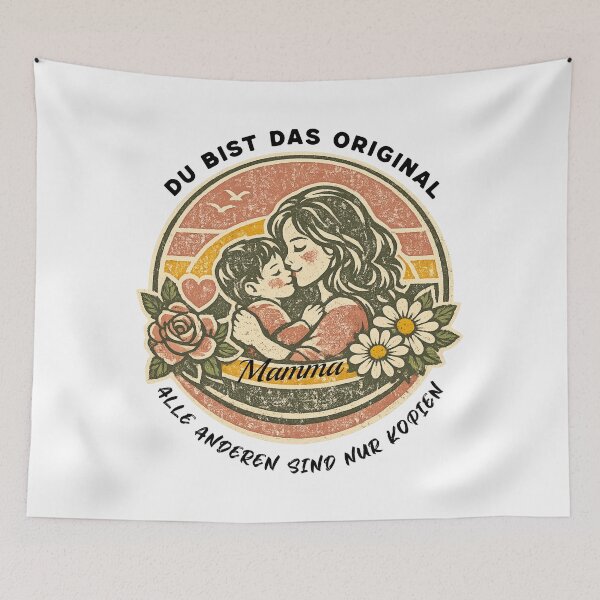Item preview, Vintage centerpiece – Retro motherly love in used-look designs Easter T-shirt design shirt with humor designed and sold by CoolContent Factory.