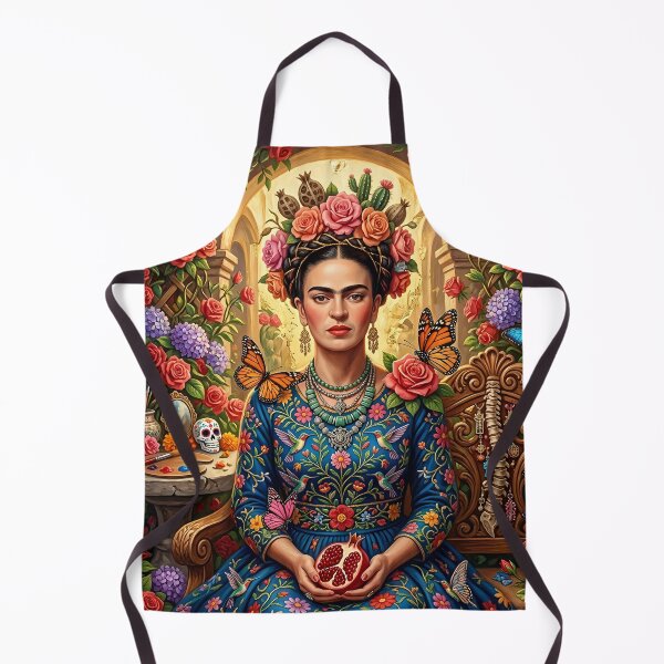 Item preview, Frida Kahlo self portrait nature 2 designed and sold by mark ashkenazi.