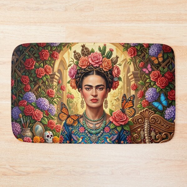 Item preview, Frida Kahlo self portrait nature 2 designed and sold by mark ashkenazi.