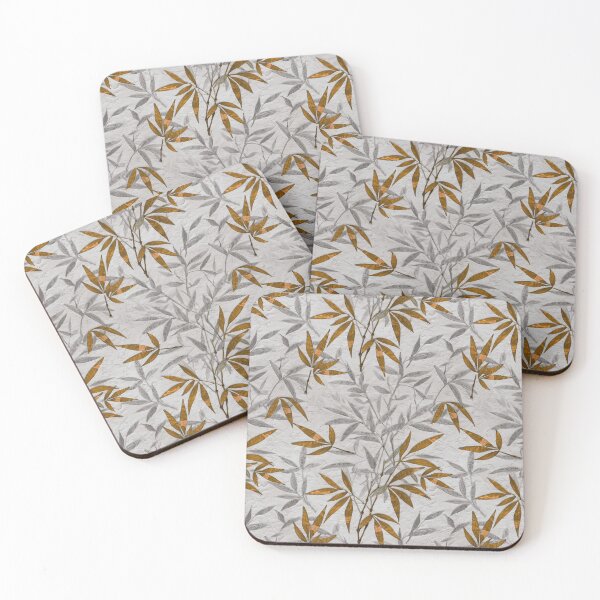 Item preview, Bamboo forest oriental vibe ocre designed and sold by Alessandro Remo Mazzoni Remotextiles.
