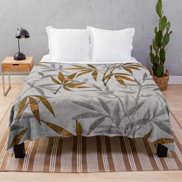 Item preview, Bamboo forest oriental vibe ocre designed and sold by Alessandro Remo Mazzoni Remotextiles.