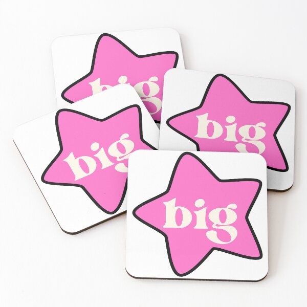 Item preview, Big Pink Star Sorority Sticker designed and sold by AllieCatCo.