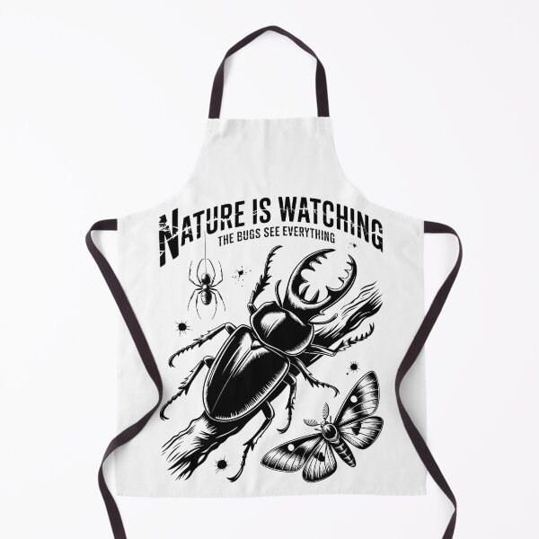 Item preview, Nature Watching Bugs See Everything Vintage Insect Engraving Style designed and sold by designleon19.