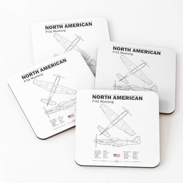 Item preview, North American P-51 Mustang Technical Blueprint Poster designed and sold by Justinian Matieu.