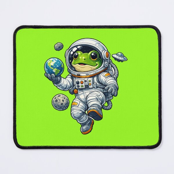 Item preview, Astronaut frog in space designed and sold by FroggyOnly.