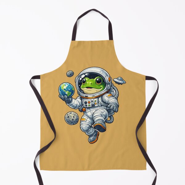 Item preview, Astronaut frog in space designed and sold by FroggyOnly.