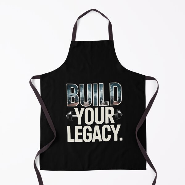 Item preview, Build Your Legacy – Gym Mirror Weight Room Typography designed and sold by Enea Kelo.