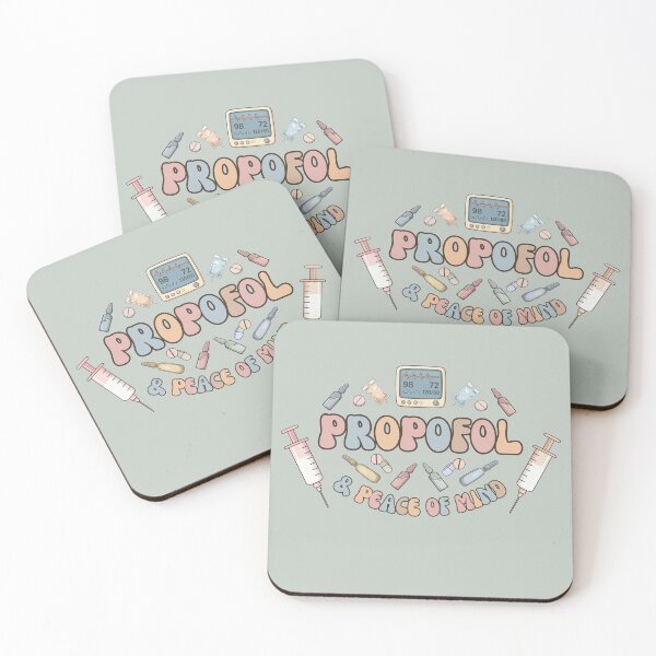 Item preview, Propofol & Peace of Mind - Anesthesia Humor designed and sold by MessyButQualified.