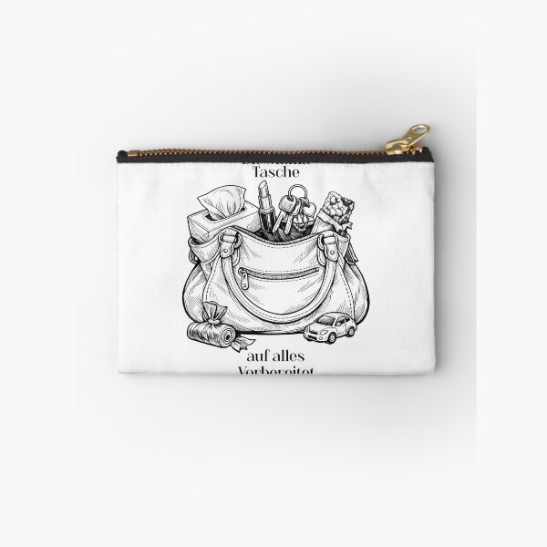 Item preview, Chaos with heart – The legendary mom handbag as loving line art designed and sold by CoolContent Factory.