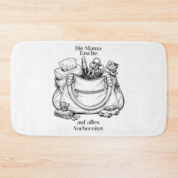 Item preview, Chaos with heart – The legendary mom handbag as loving line art designed and sold by CoolContent Factory.
