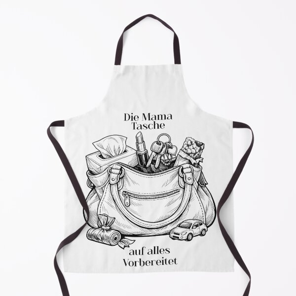 Item preview, Chaos with heart – The legendary mom handbag as loving line art designed and sold by CoolContent Factory.
