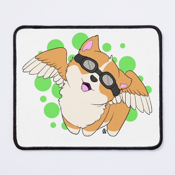 Item preview, Aviator corgi designed and sold by BexxosaurusArt.