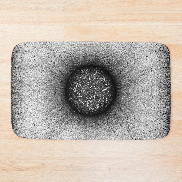 Item preview, Black and white "Poof" tile designed and sold by Cherevan.