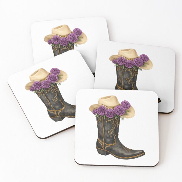 Item preview, Perfect in Purple Cowgirl Boots designed and sold by Simply Rustic.
