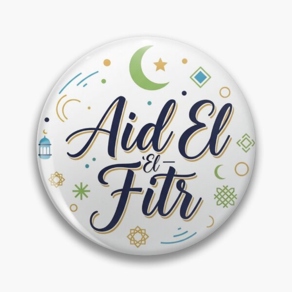 Item preview, Elegant Golden Aid El Fitr Greeting - Islamic Geometric Mandala Sticker designed and sold by soufiane bouhfad.