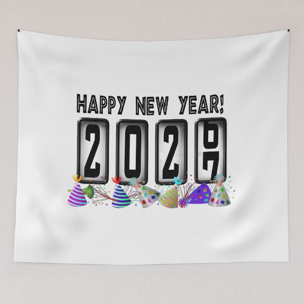 Item preview, New Years Odometer Party Hats 2027 designed and sold by Gravityx9.