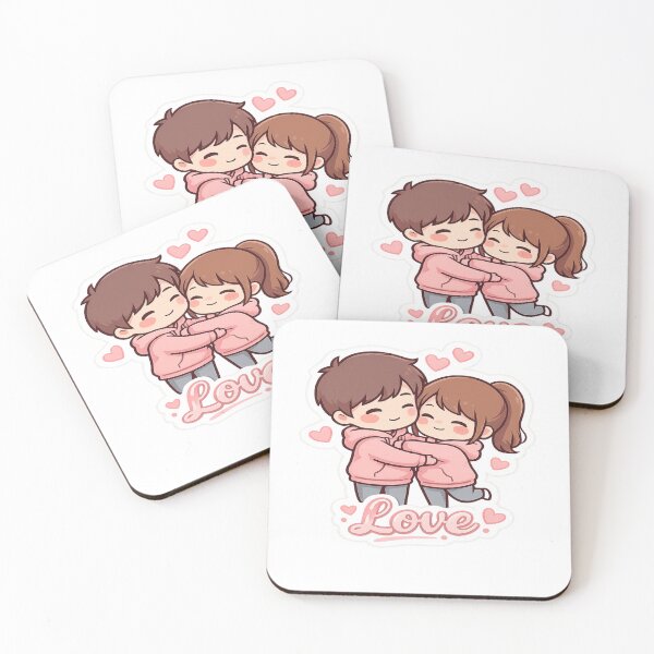 Item preview, cute couple designed and sold by Pics-Art-Vibe.