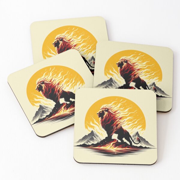Item preview, fire lion designed and sold by TREND DESIGN SHOP.