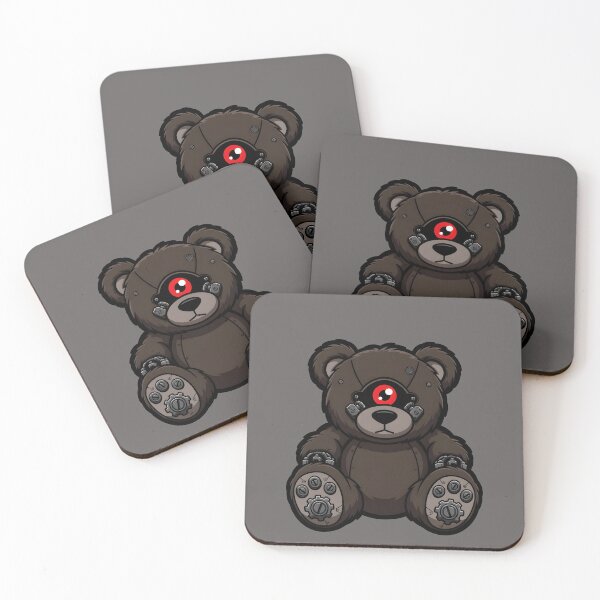 Item preview, Cyberpunk Teddy Bear - Bionic Eye Weirdcore Toy designed and sold by Rawecz Studio.