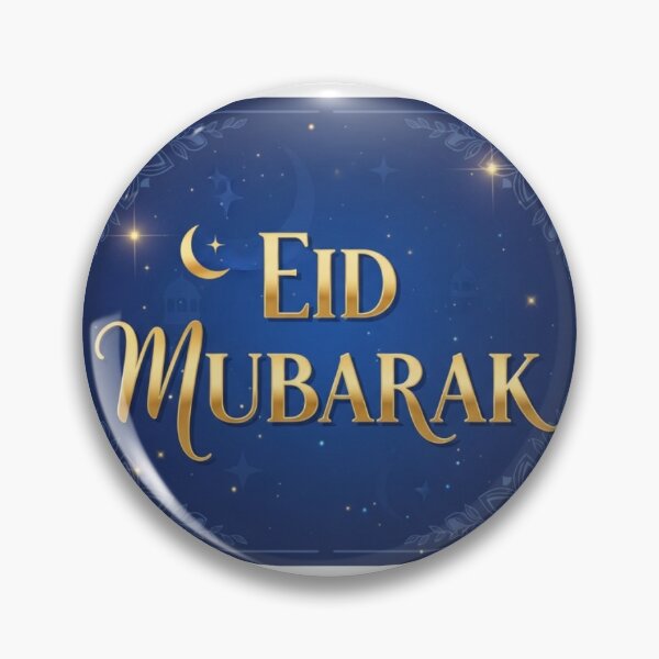 Item preview, Elegant Golden Aid El Fitr Greeting - Islamic Geometric Mandala Sticker designed and sold by soufiane bouhfad.