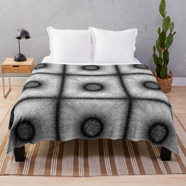 Item preview, Pattern of "Poof" tile in the black and white designed and sold by Cherevan.
