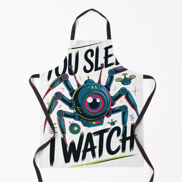 Item preview, Robotic Spider You Sleep I Watch Sci Fi Surveillance Design designed and sold by designleon19.