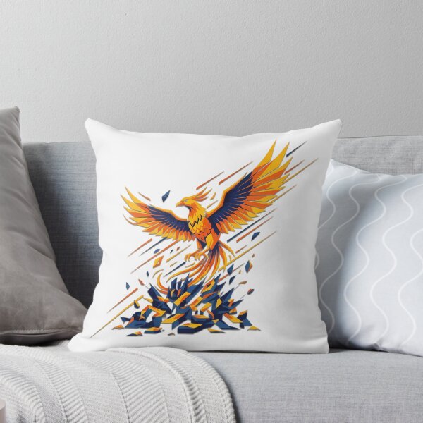 Item preview, Geometric Phoenix Rising - Abstract Fire Bird Illustration designed and sold by Valeriia_Isaieva.